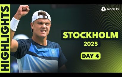 former-champ-rune-returns;-humbert-vs-berrettini-&-more-|-stockholm-2025-day-4-highlights