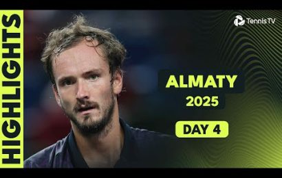 medvedev-vs-walton;-khachanov-begins-title-defence-i-almaty-2025-day-4-highlights
