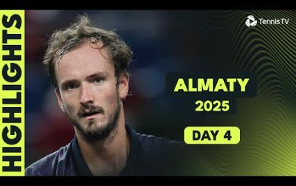 medvedev-vs-walton;-khachanov-begins-title-defence-i-almaty-2025-day-4-highlights