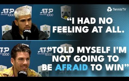 carlos-alcaraz-&-cameron-norrie-react-to-their-2025-rolex-paris-masters-clash-️