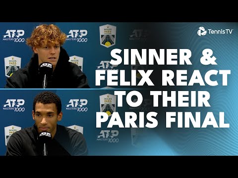 jannik-sinner-&-felix-auger-aliassime-react-to-their-paris-final-️