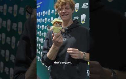 mini-jannik-bringing-big-jannik-luck-#janniksinner-#rolexparismasters