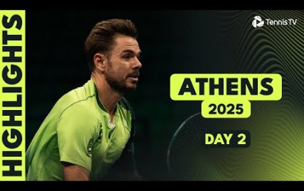 wawrinka-vs-van-de-zandschulp;-muller,-struff-&-more-feature-|-athens-2025-day-2-highlights