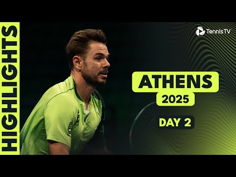 wawrinka-vs-van-de-zandschulp;-muller,-struff-&-more-feature-|-athens-2025-day-2-highlights